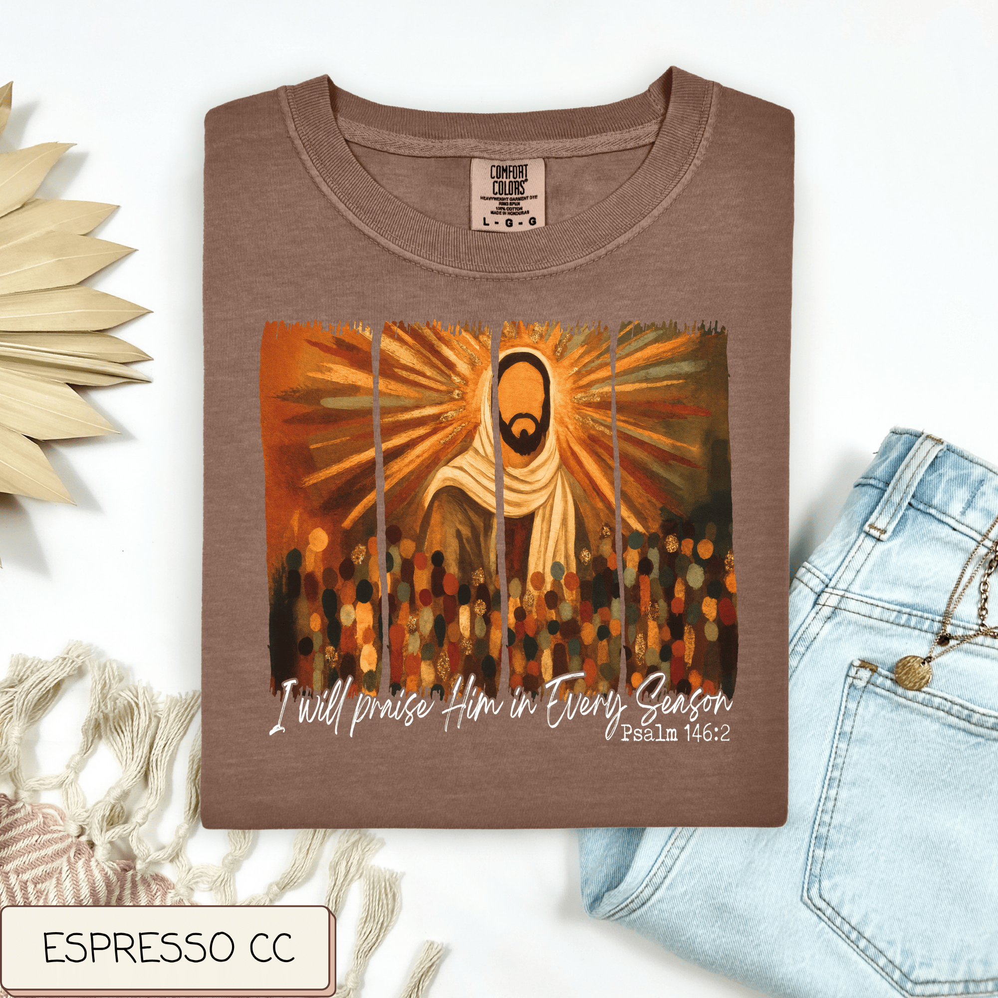 We Praise Him 4 Panel graphic tee