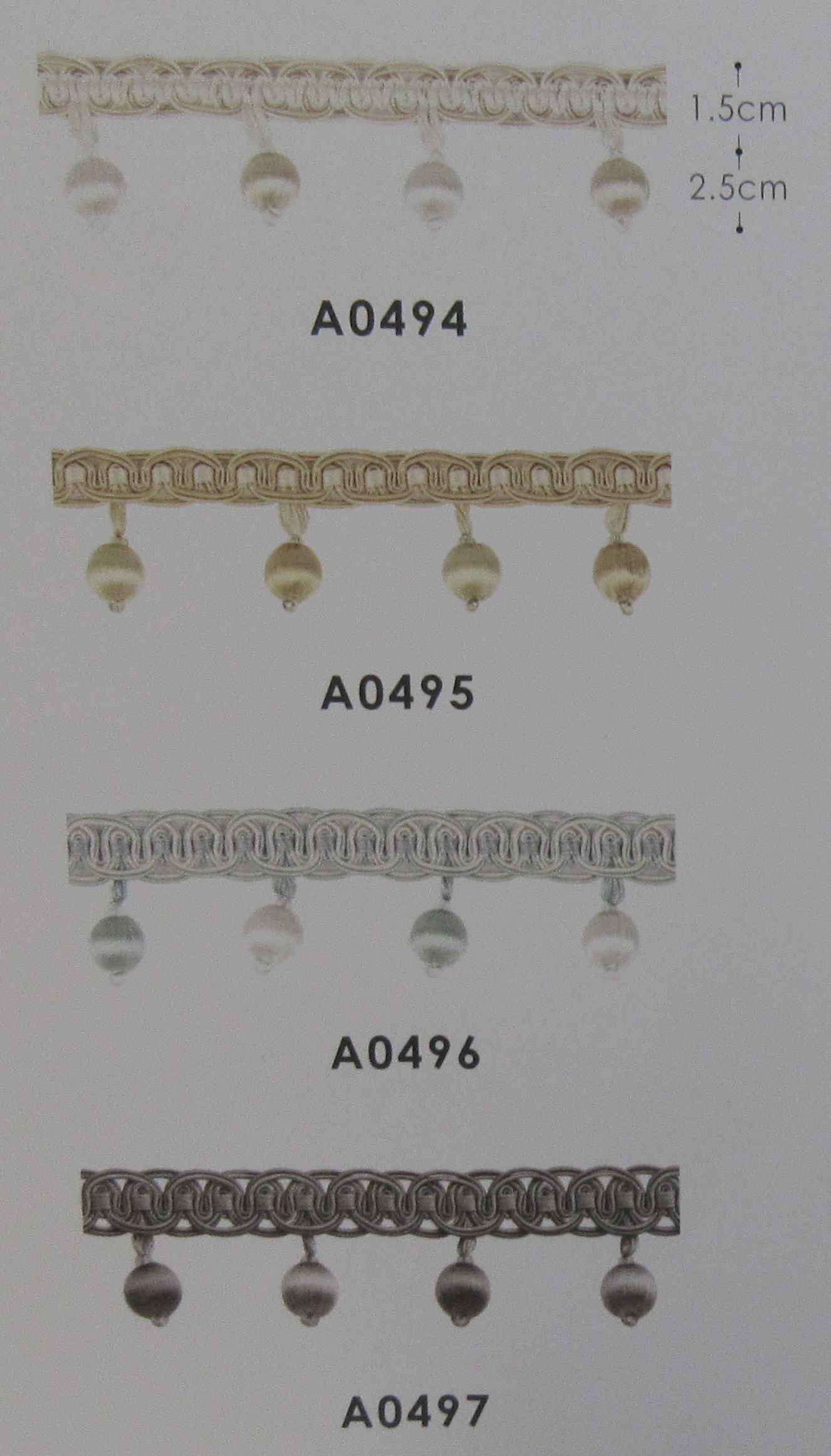 窗簾軌道掛飾配件