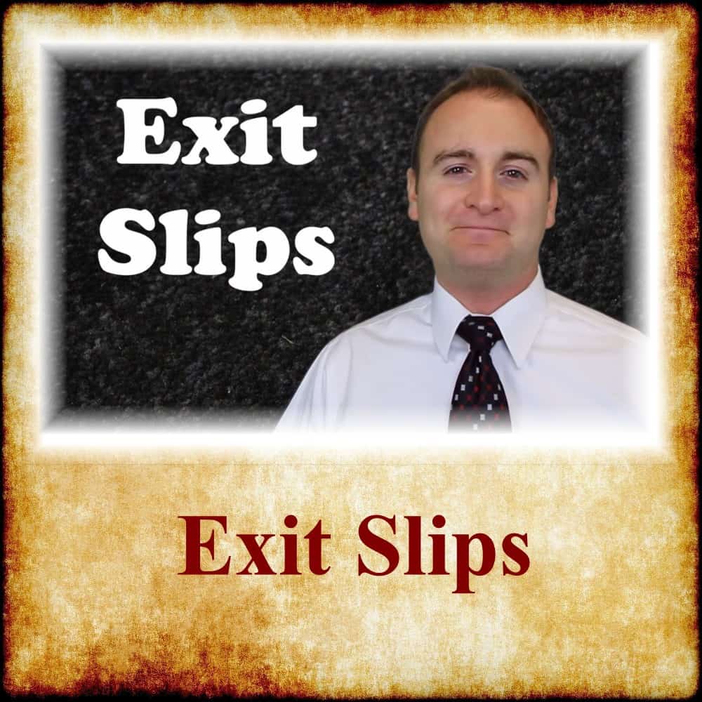 Exit Slips