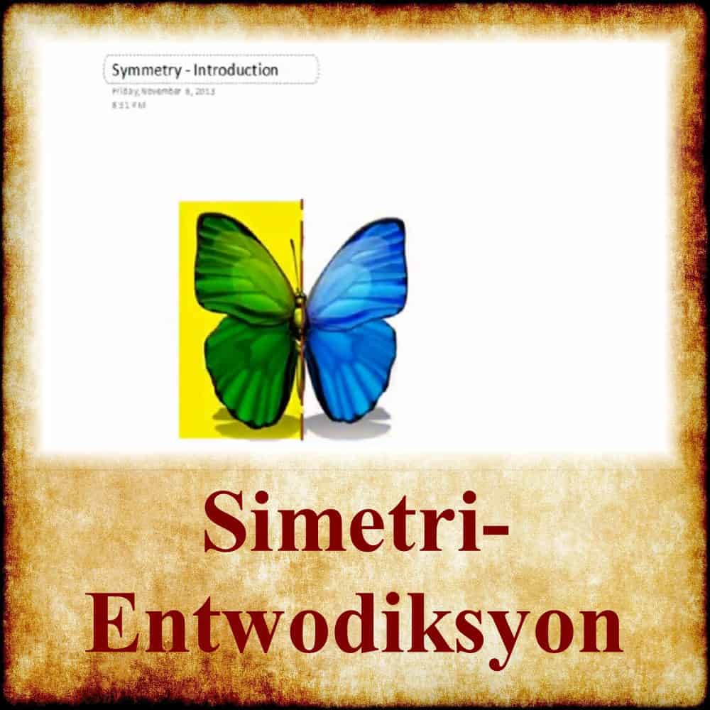 Simetri- Entwodiksyon