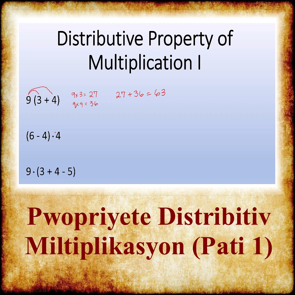 Distributive Property (Part 1)