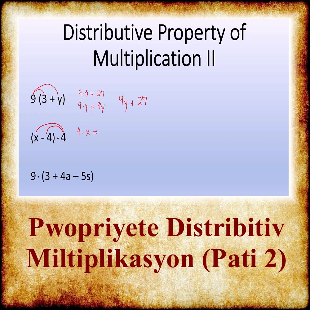 Distributive Property (Part 2)