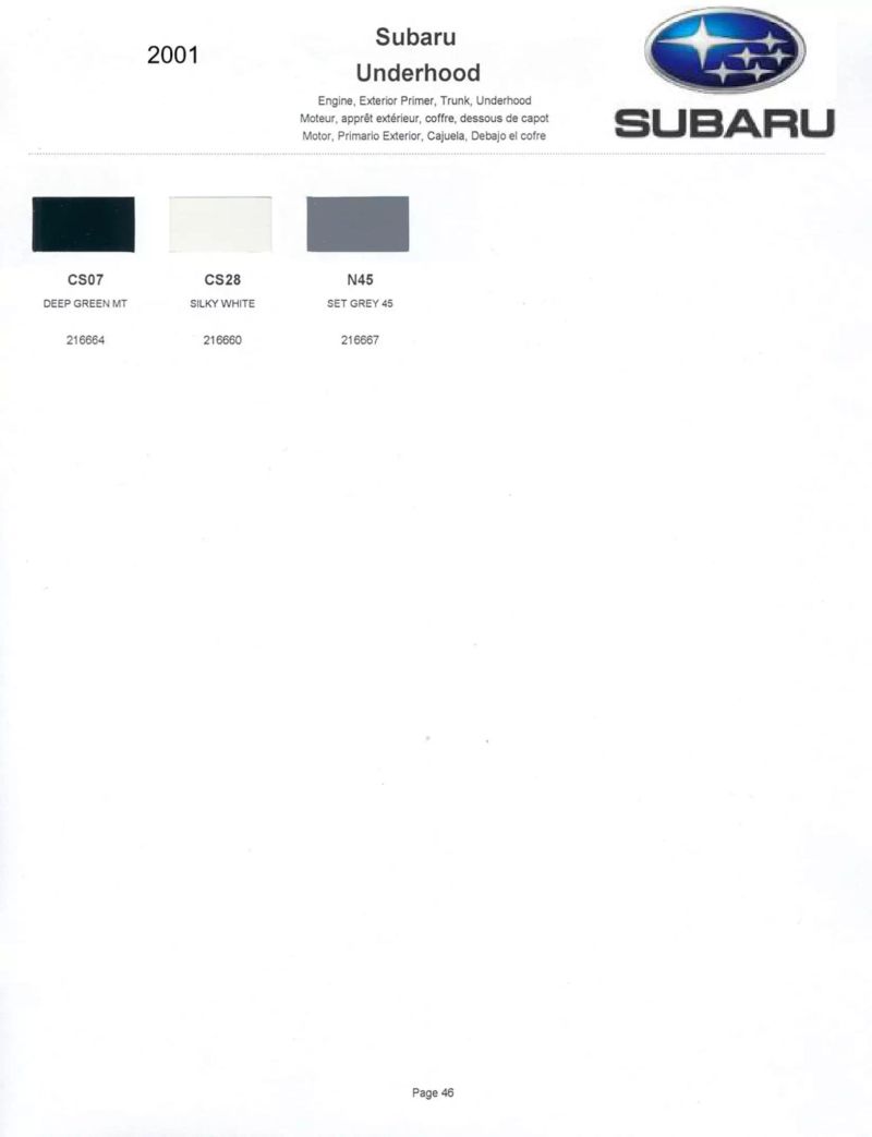 2004 Subaru Paint Code Chart Pdf - High Quality Sunset Pattern - HD