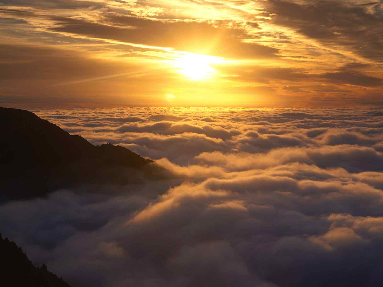 Widescreen dawn picture, natural dawn image, #3623