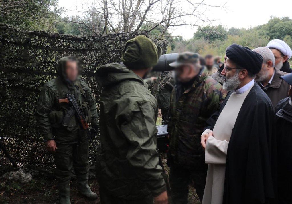 ביקור מסקרן בגבול הצפון של היורש של נשיא איראן חמינאי