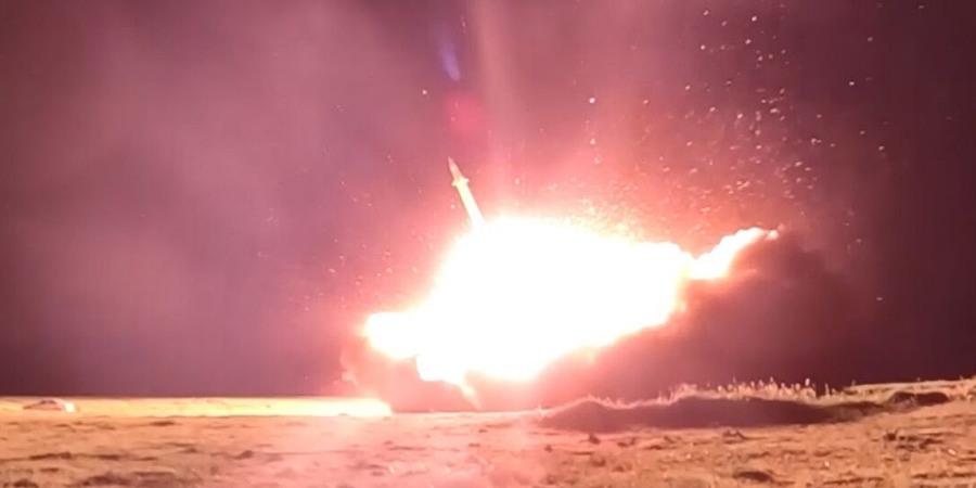 המתקפה האיראנית על ישראל (צילום: Irna)