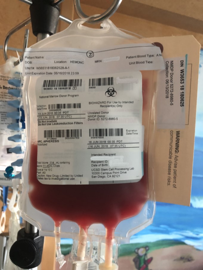 First Unit of Stem Cells