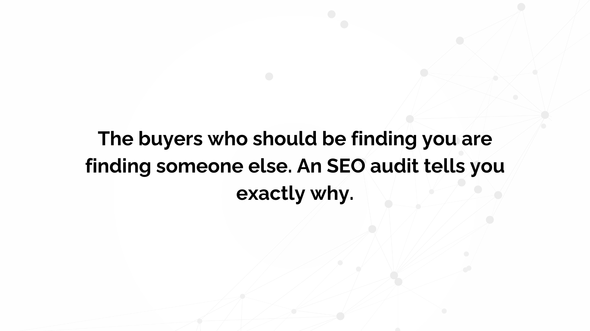 Website Needs an SEO Audit