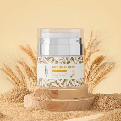 White Rice Whitening Face Cream Rice Extract Remove Melanin Brighten Skin Tone Improve Dull Shrink Pores Dark Spot Stain