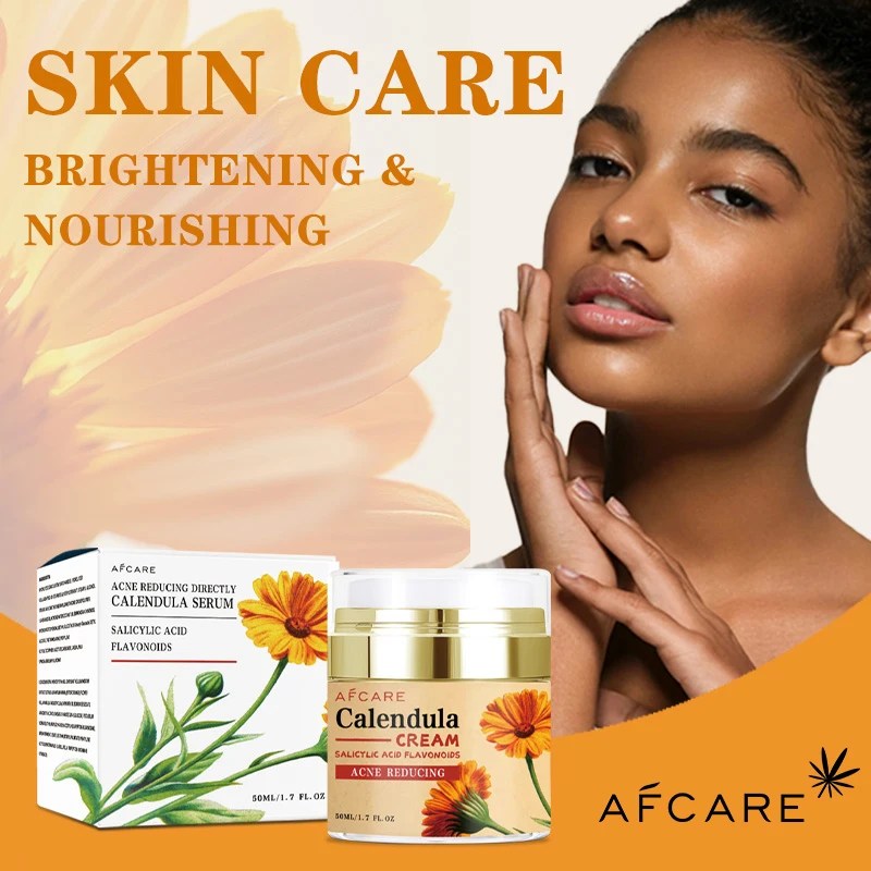 Calendula Face Cream Pore Shrinking Moisturizing Salicylic acid Skincare Face Whitening Creams Smooth Skin Korean Care Product
