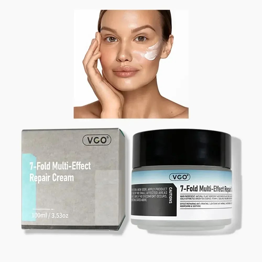 VGO Moisturizer Face Cream 7-Fold Multi-Effect Repair Facial Cream Daily Repair Moisturizer Face Perfect Every Skin Type 100ml