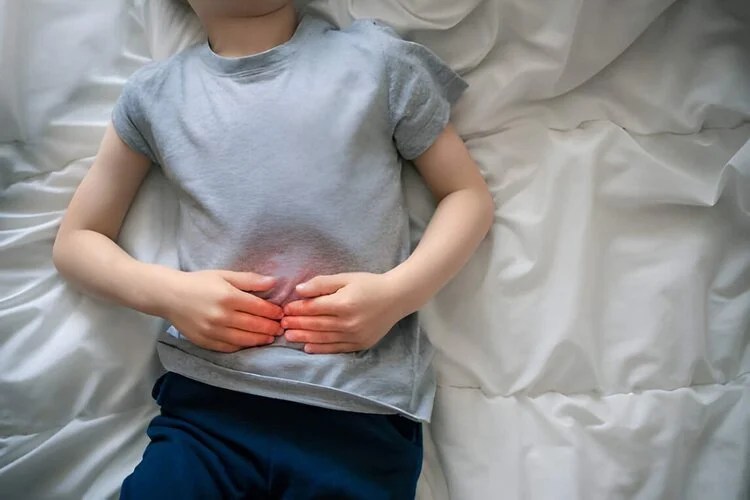 a child having constipation