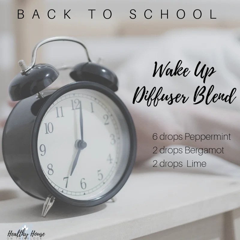 good morning diffuser blend with peppermint bergamot and lime