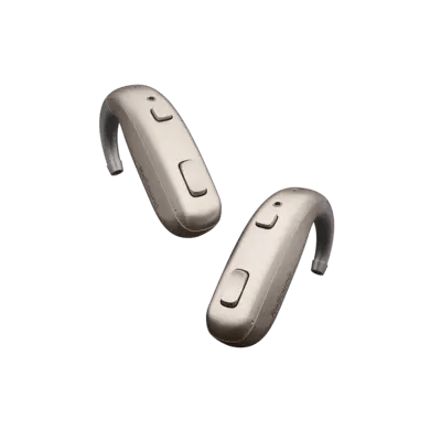 ReSound Enzo IA Q hearing aid pair in Sand