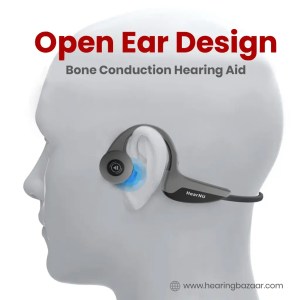 Bone Conduction Hearing aid wear on ear