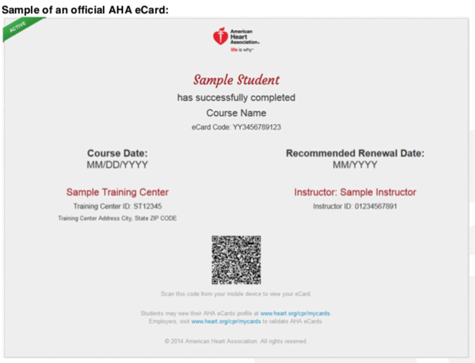 I'm coming off a research year this june and realized that my bls is. The American Heart Association Is Switching From Paper Certifications To Ecards What You Need To Know Heartcert Cpr Training