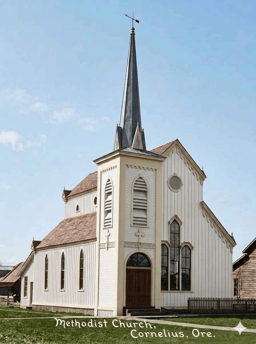 Where Cornelius Gathered — The Methodist Church and Cemetery