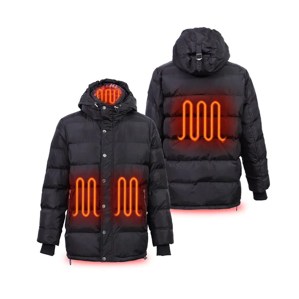 Heated Long Puffer Jacket