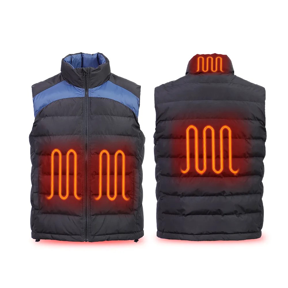 heated down vest