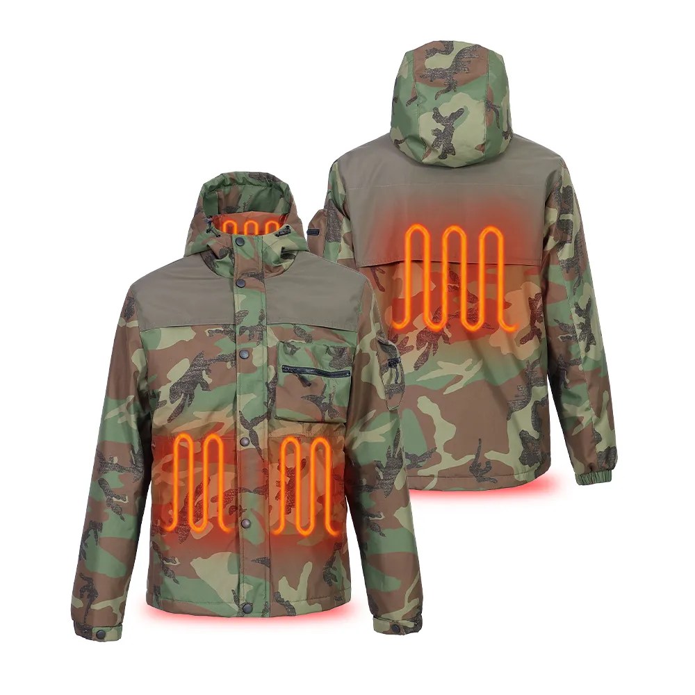 Camouflage Heated Hunting Jacket
