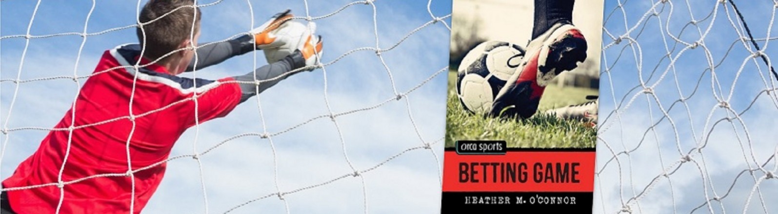 website header soccer goalie and Betting Game
