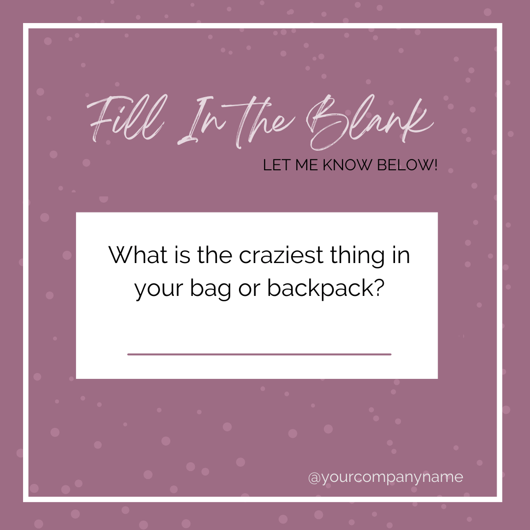 Fill In the Blank