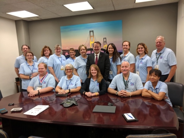 Meeting with Sen. Gary Peters