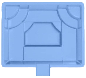 Latham Fiberglass Spa Model Royal Spillover