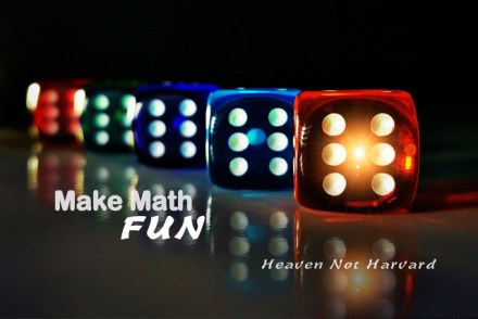 Make math FUN! Doesn't that sound hopeful? You want to make math fun for your children. Math is problem solving and puzzles. It should be fun. Why isn't it?