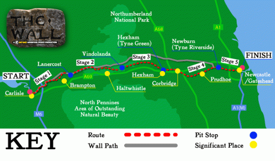 Wall map