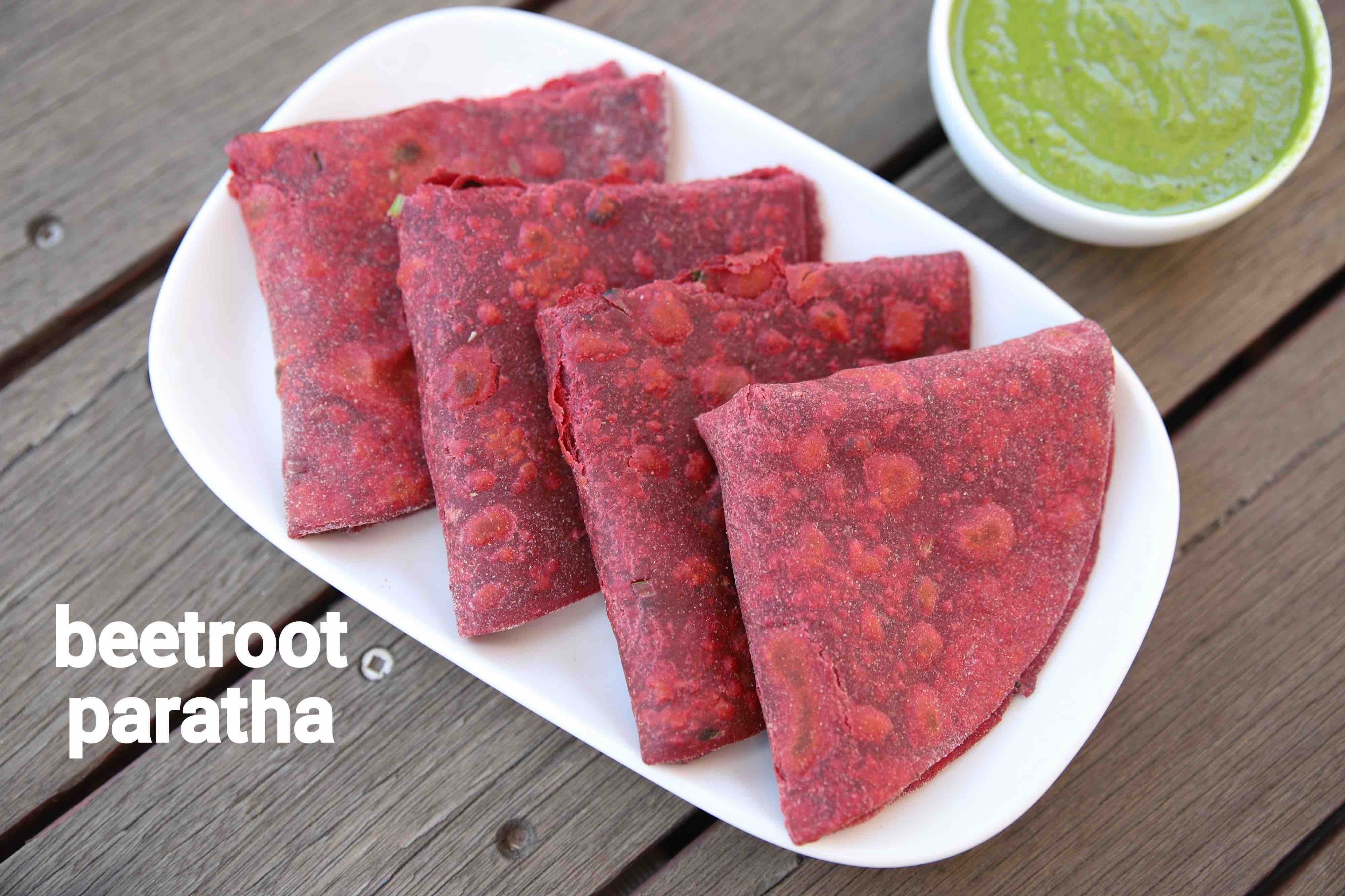 Beetroot Paratha Ribbons To Pastas Apply some dry flour on.