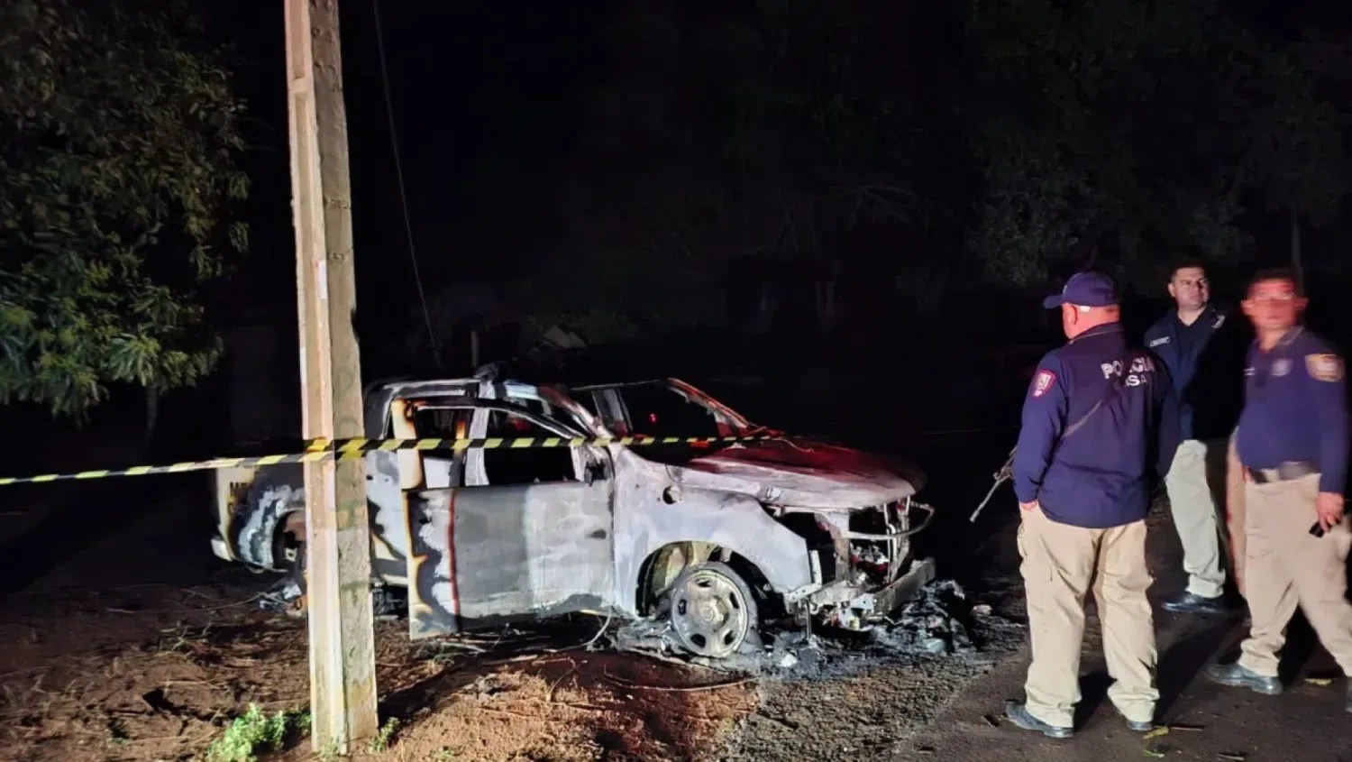 Dos policías y un civil muertos en brutal ataque armado a puesto policial en Canindeyú