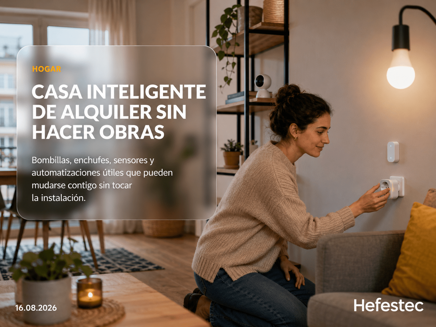 Casa inteligente de alquiler sin hacer obras