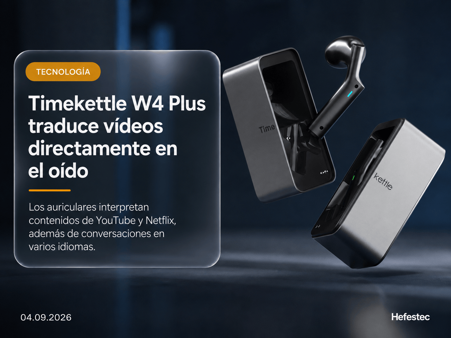 Auriculares traductores Timekettle W4 Plus