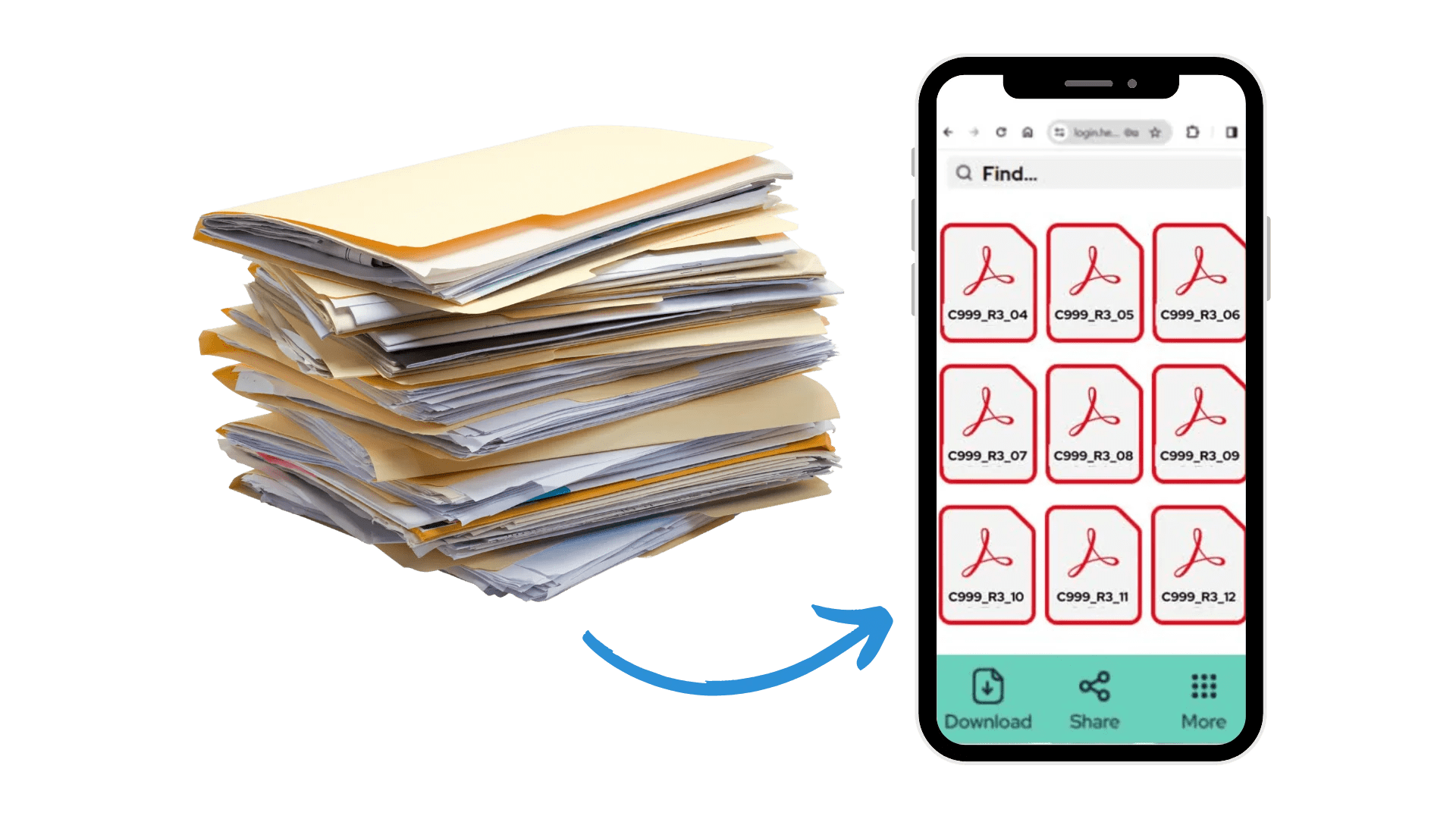 Document Scanning Services Digitize Your Documents Today - Beautiful Mobile Gradient Patterns | Free Download