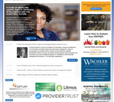 News and Info for the Healthcare Industry