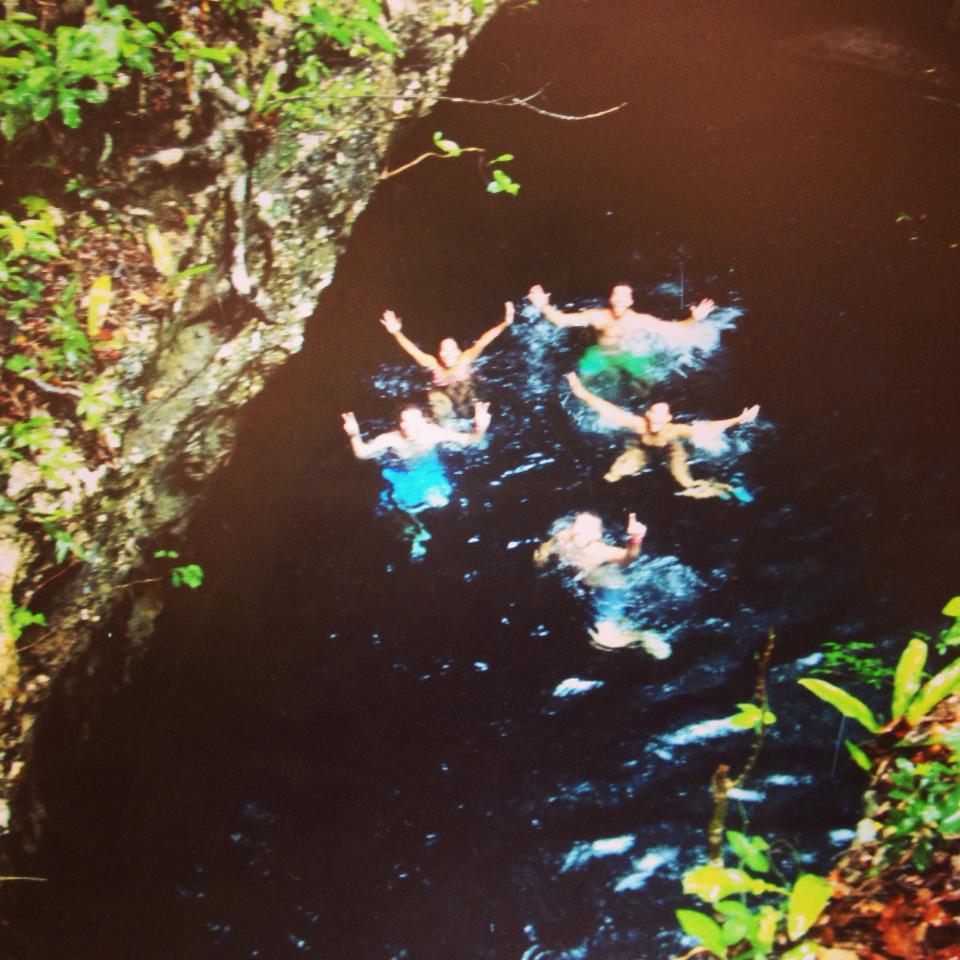 "The Pit" Cenote, Playa del Carmen 2013