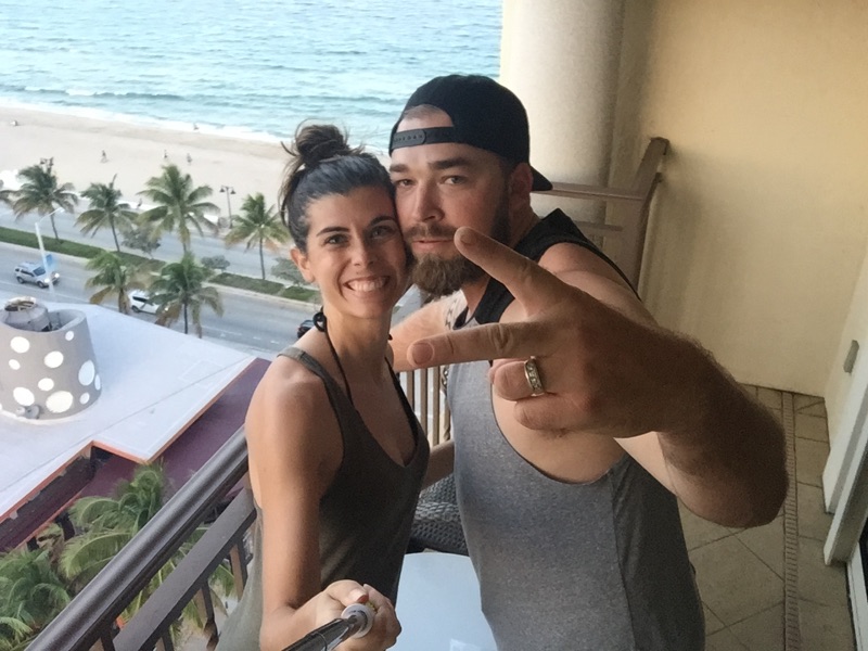 Atlantic Hotel balcony Ft. Lauderdale 2015