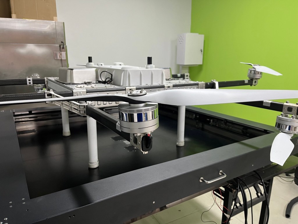 DPad135 compatible with an open-source multi-rotor drone test approved