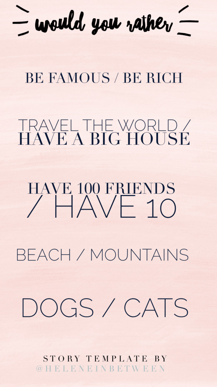 Instagram Story Templates Helene In Between