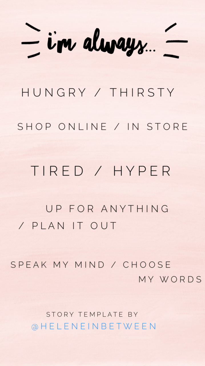 Instagram Story Templates Helene In Between