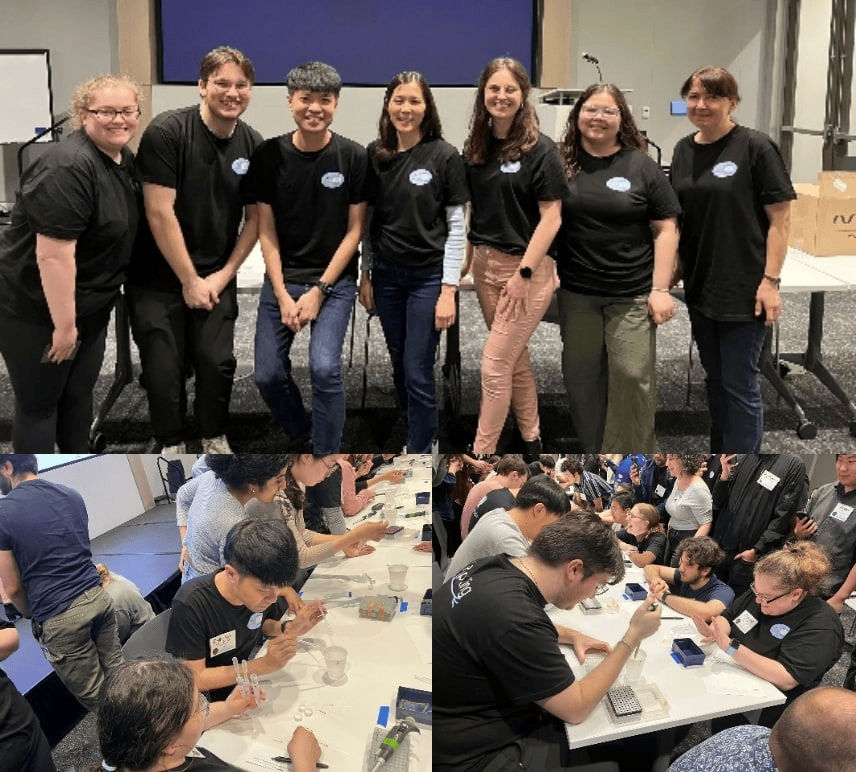 lab members competing on various tasks