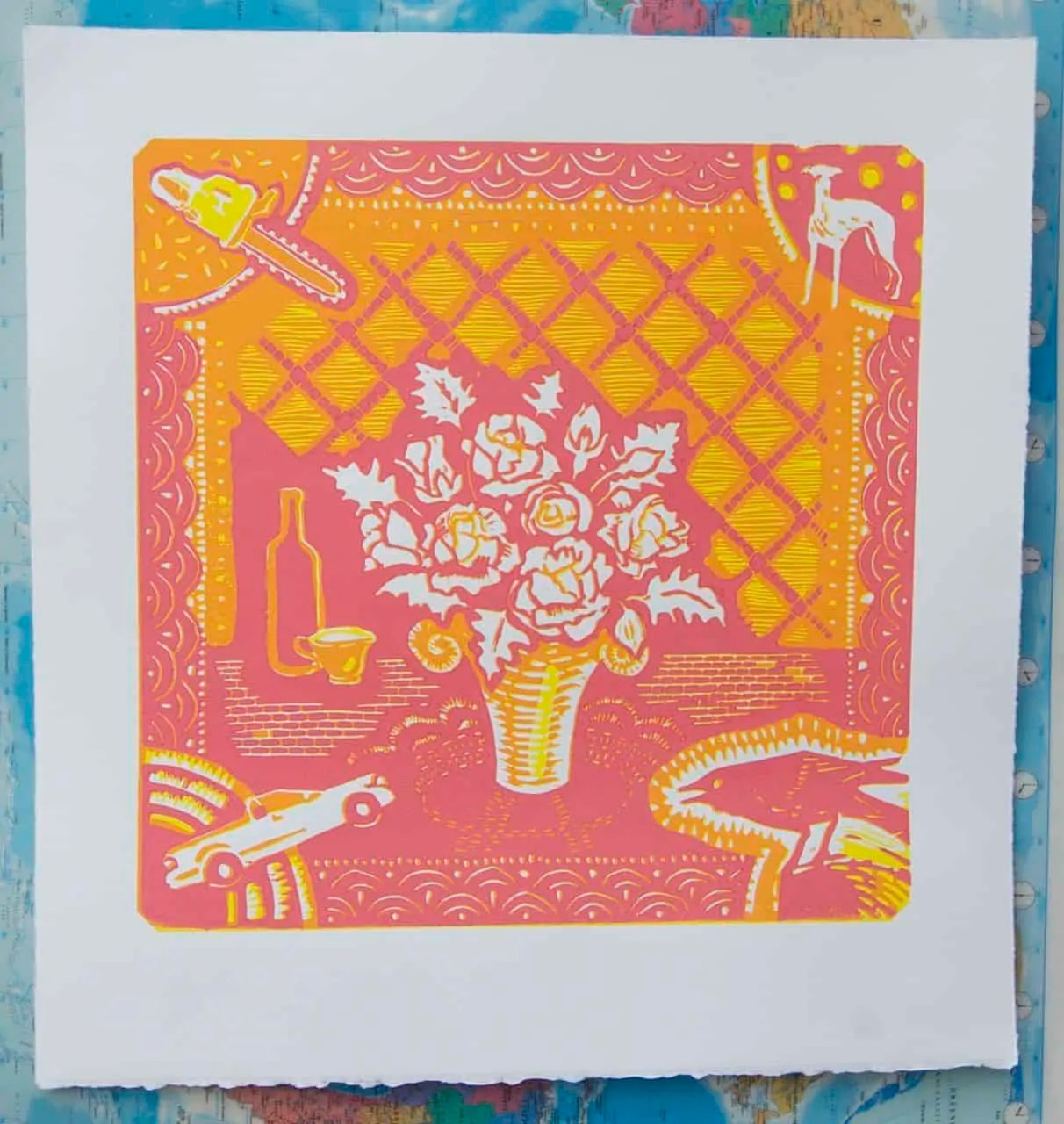 3rd Colour, pink.