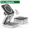 Chargeur Magnétique Sans Fil Pliable 3 en 1