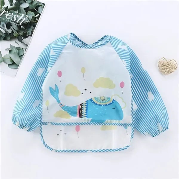 Bavoir pour garçons et filles de 1 à 3 ans