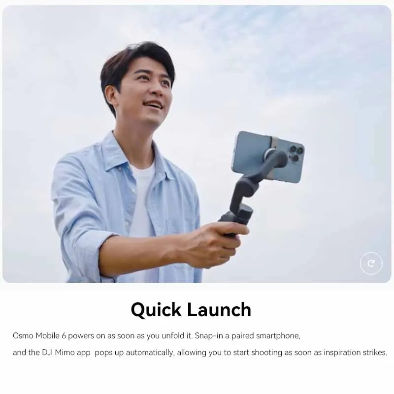 Stabilisateur portatif DJI Osmo Mobile 6
