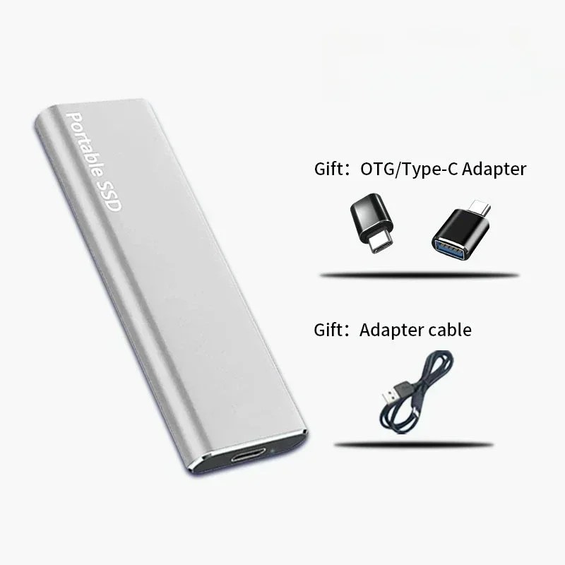 Disque dur externe SSD portable 1 To 4 To Interface USB 3.1/TYPE-C