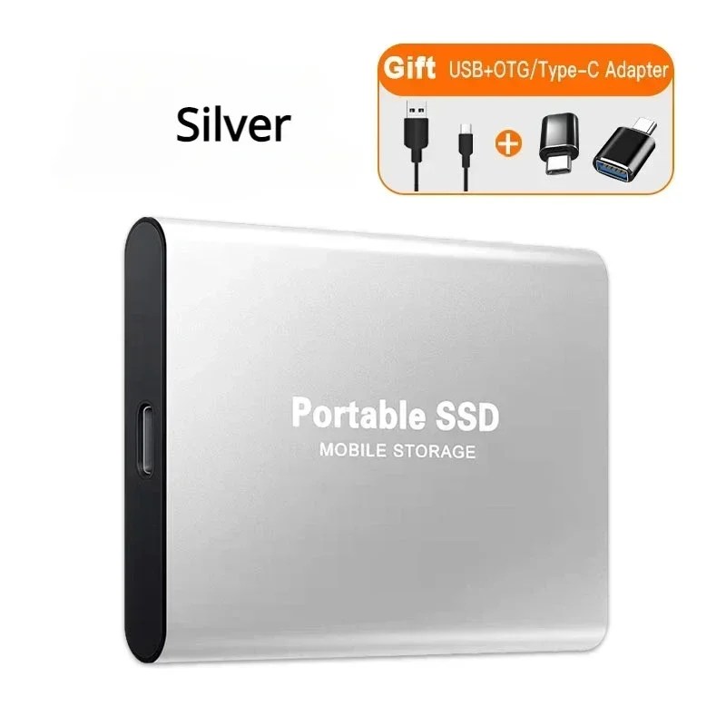 Disque dur externe SSD portable 1 To/2 To Disque dur USB 3.0/Type-C
