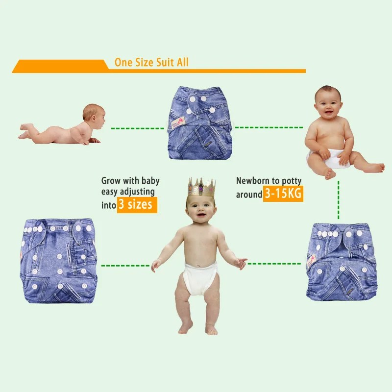 Couche-culotte lavable et réutilisable