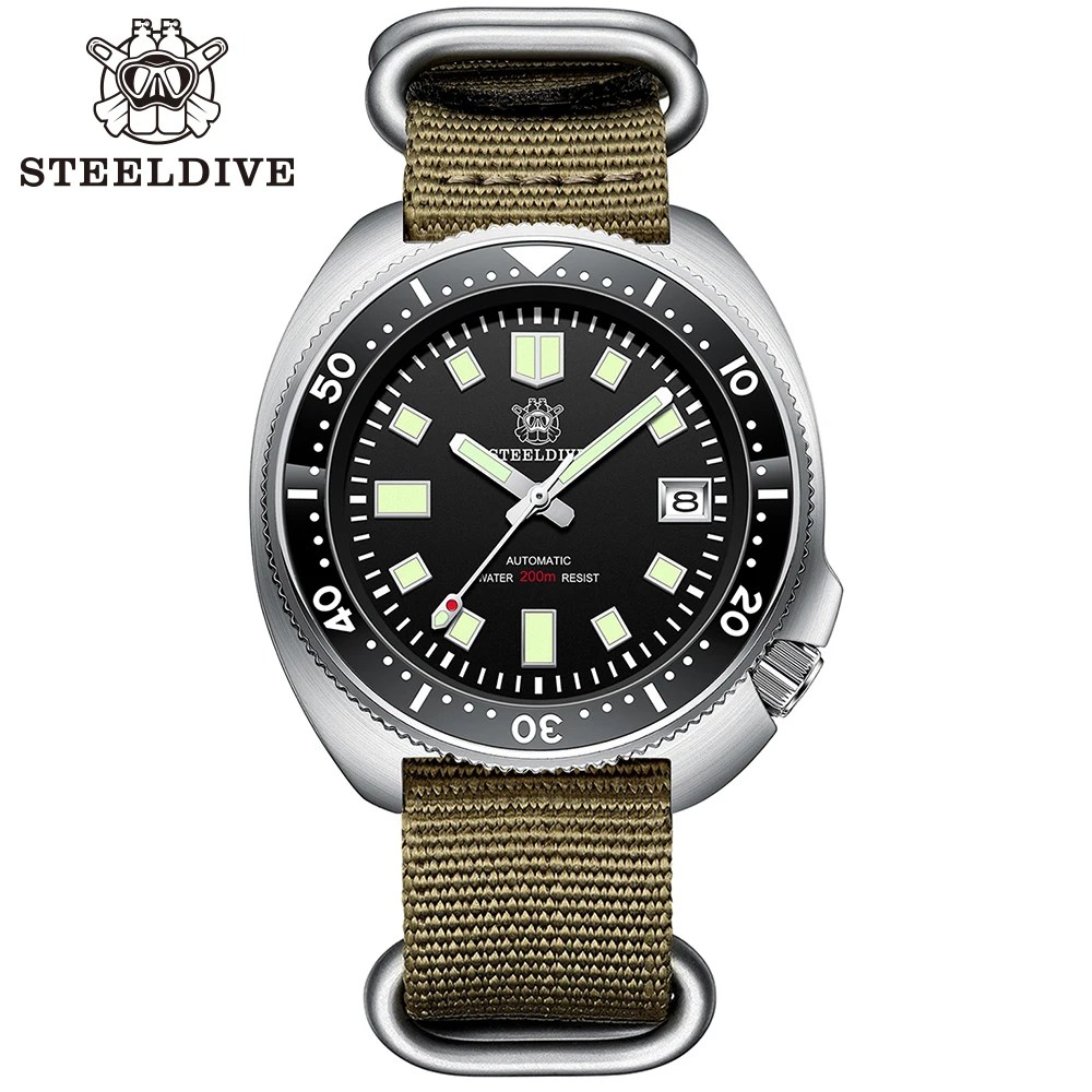 Montre de Plongée STEELDIVE SD1970 Automatique NH35 et Étanche 200M